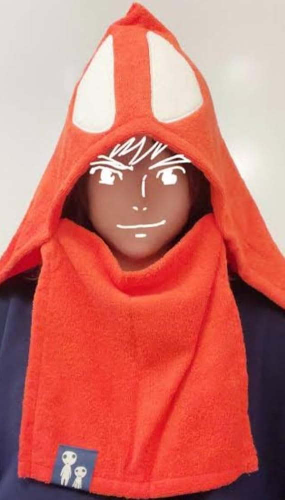 【新品】ジブリパーク限定　もののけの里　サンの被り物　アシタカフードタオル　2点 ジブリパーク 限定 もののけの里 サンの被り物 アシタカ フード